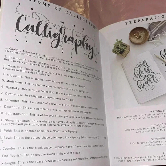 Calligraphy MADE EASY WORKBOOK By Ashley Gardner - Picture 5 of 6